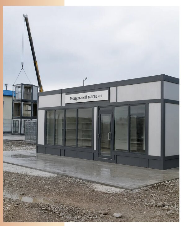 Изготовление и аренда модульных магазинов под ключ в Великих Луке